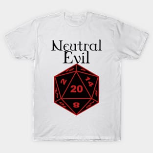 Neutral Evil Alignment T-Shirt